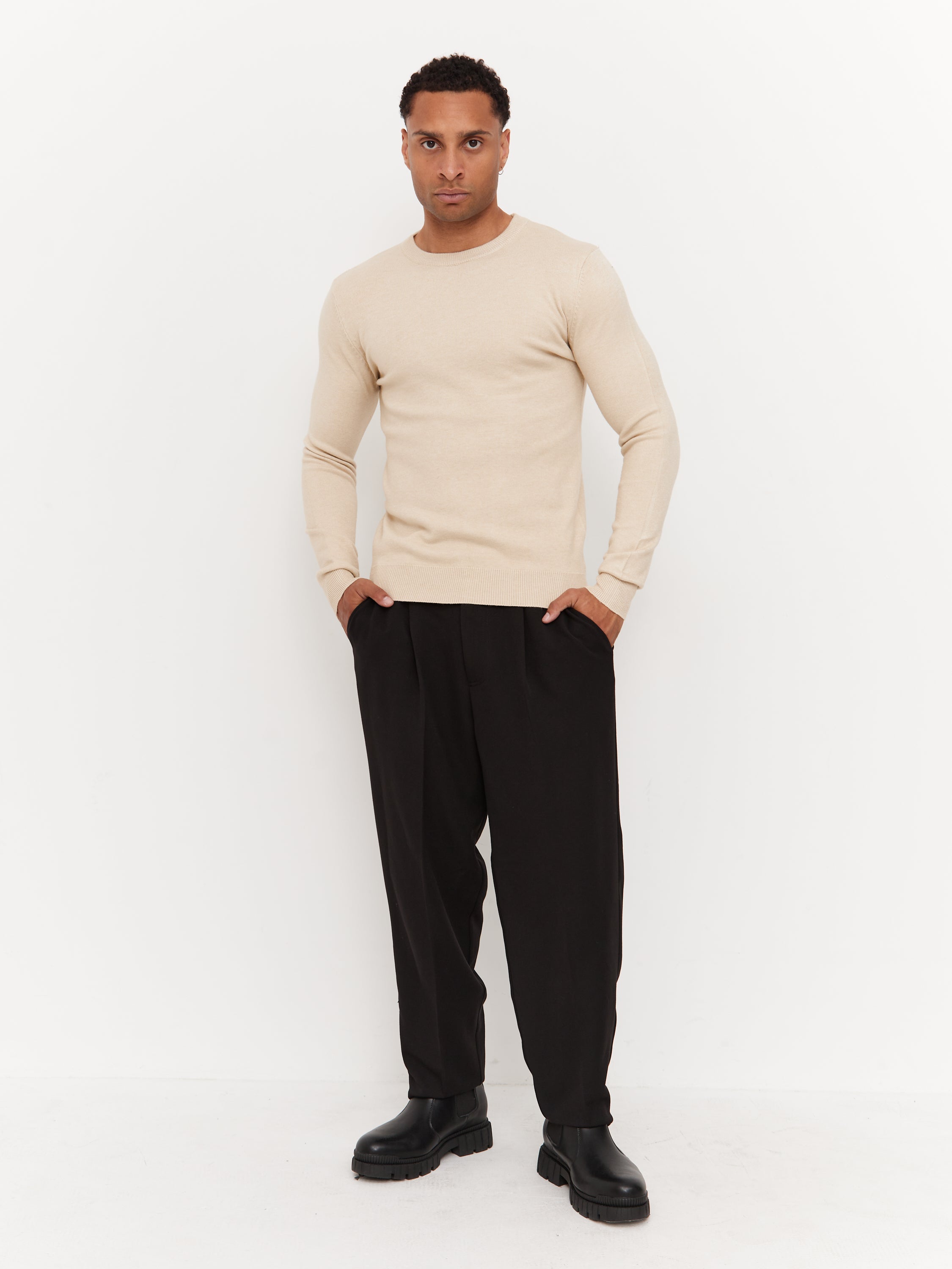 Polo Neck "Martin Beige"