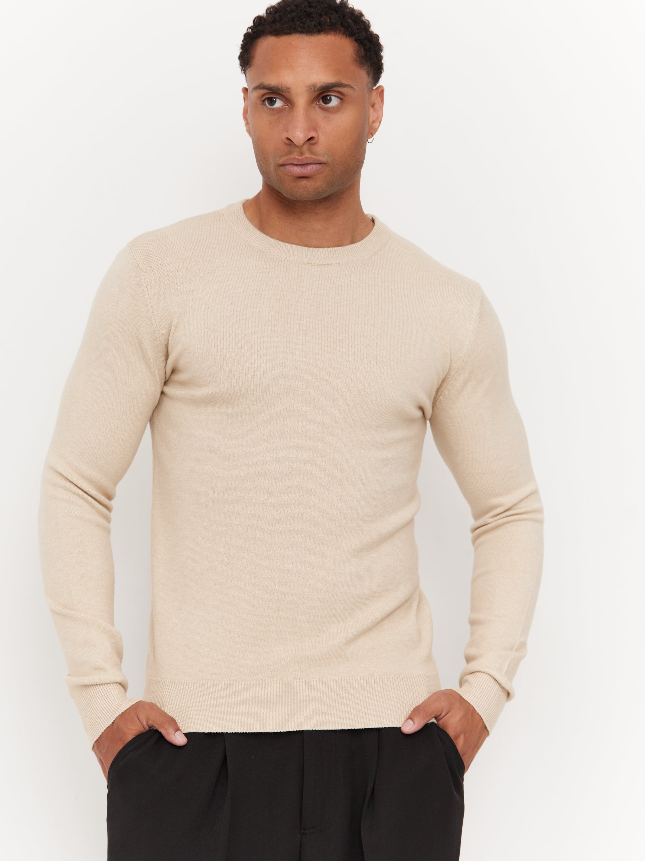 Polo Neck "Martin Beige"