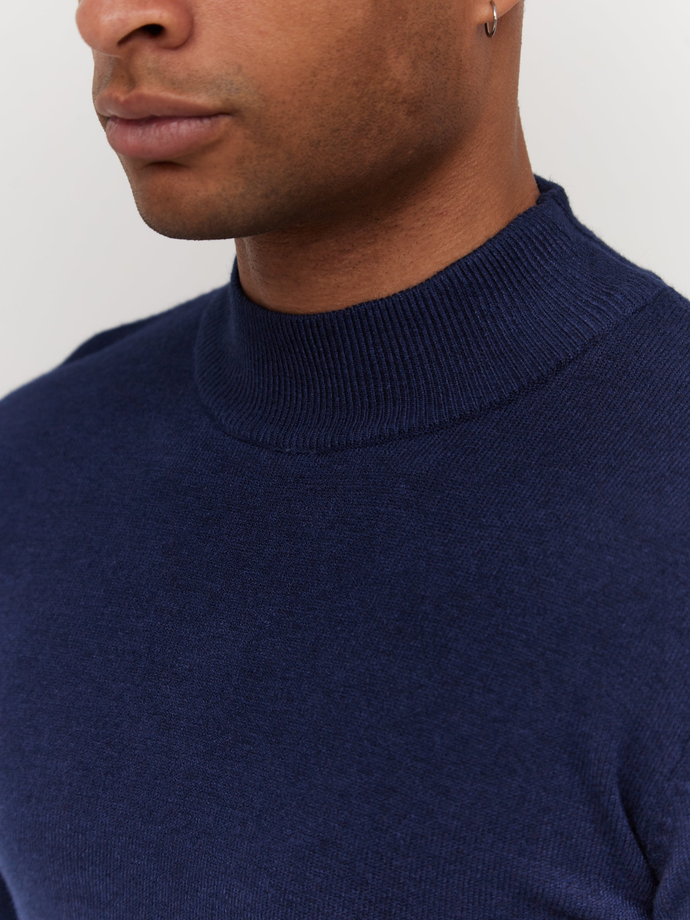 Polo Neck "Martin Blue"